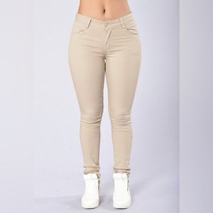 NEW! Fashion Nova Khaki Pants